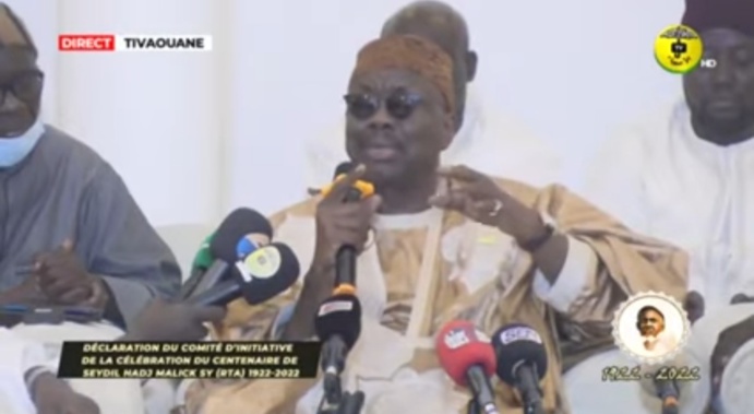 COMMUNIQUE DE PRESSE : lancement des activités marquant la commémoration du Centenaire d’El Hadj Malick Sy (RTA), ces 24, 25, 26 et 27 juin 2022 à Tivaouane.