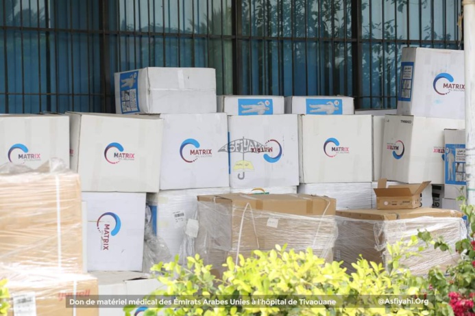 Les Émirats Arabes Unies offrent un important lot de matériel médical à l’hôpital El Hadj Abdou Aziz Sy Dabakh de Tivaouane