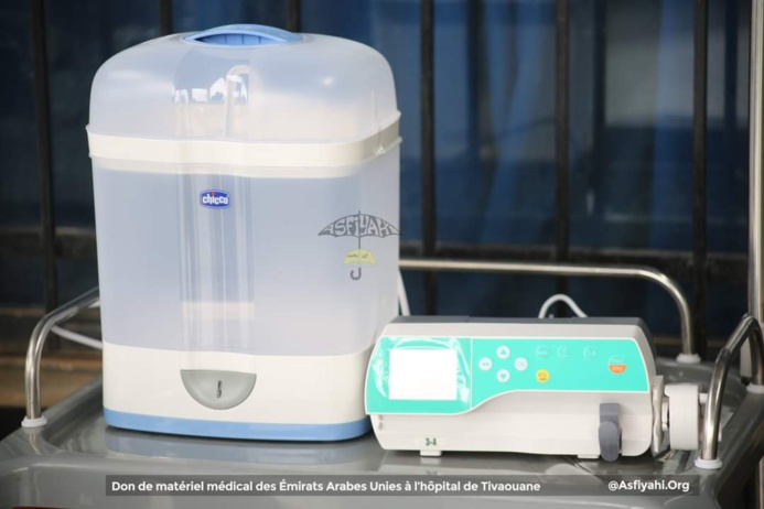 Les Émirats Arabes Unies offrent un important lot de matériel médical à l’hôpital El Hadj Abdou Aziz Sy Dabakh de Tivaouane Les Émirats Arabes Unies offrent un important lot de matériel médical à l’hôpital El Hadj Abdou Aziz Sy Dabakh de Tivaouane