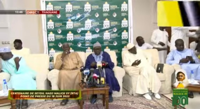 POINT DE PRESSE DU CENTENAIRE DE SEYDIL HADJ MALICK SY (RTA) - Déclaration liminaire POINT DE PRESSE DU CENTENAIRE DE SEYDIL HADJ MALICK SY (RTA) - Déclaration liminaire