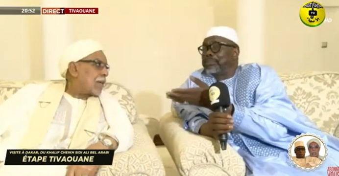 DIRECT - TIVAOUANE -VISITE DU KHALIF TIJANI CHERIF CHEIKH SIDI ALI BEL ARABI