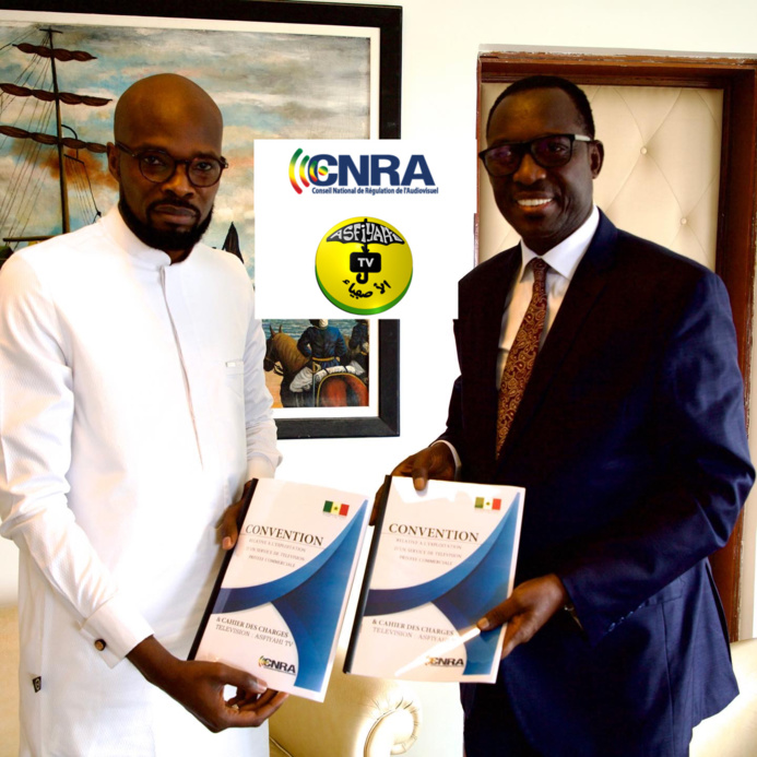 MÉDIA - Signature de Convention entre le CNRA et la télévision Asfiyahi TV