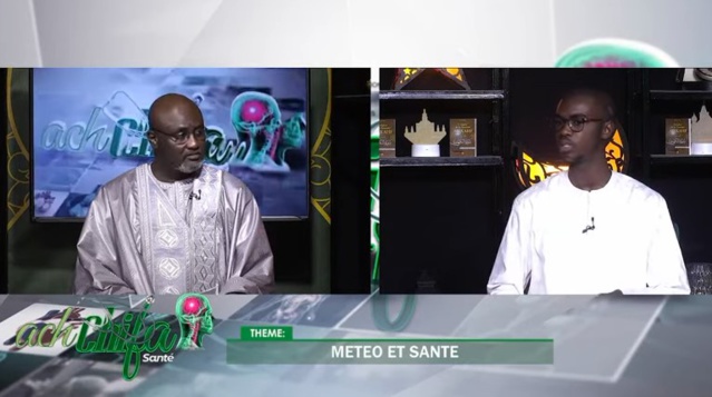 ACH CHIFA DU 31 JUILLET 2022 THEME: METEO ET SANTE Invité Mr Tidiane Camara Ingénieur Prévisionniste