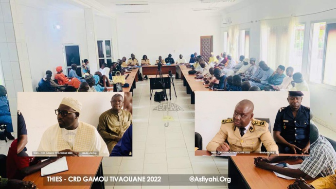 CRD GAMOU TIVAOUANE 2022 A LA GOUVERNANCE DE THIES : Voici les dispositions prises par le Gouverneur et les services concernés CRD GAMOU TIVAOUANE 2022 A LA GOUVERNANCE DE THIES : Voici les dispositions prises par le Gouverneur et les services concernés