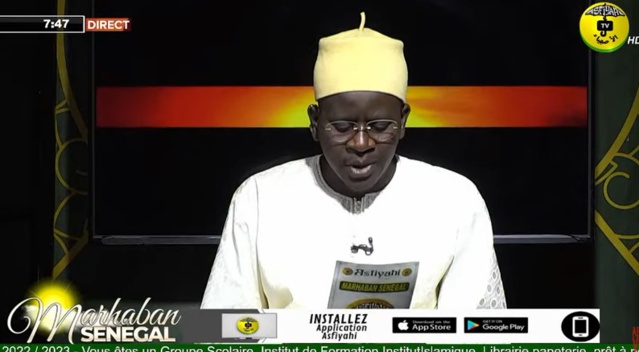 MARHABAN SENEGAL DU 05 SEPTEMBRE 2022 PAR OUSTAZ NDIAGA SAMB THEME ECHOS DE LA KHADARA