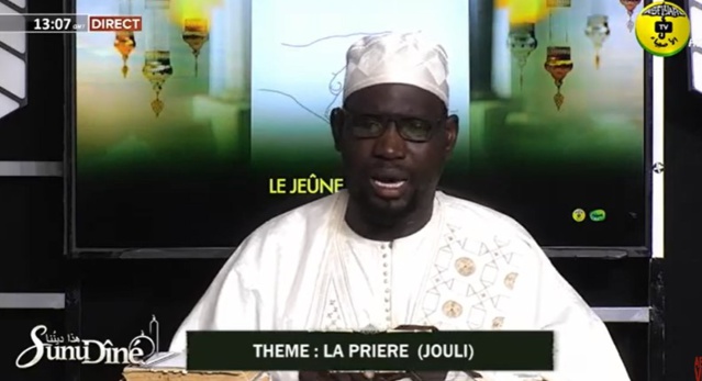 DIRECT - SUNU DINE DU LUNDI 16 JANVIER 2023 PAR OUSTAZ BABACAR NIANG THEME JOULI (LA PRIERE)