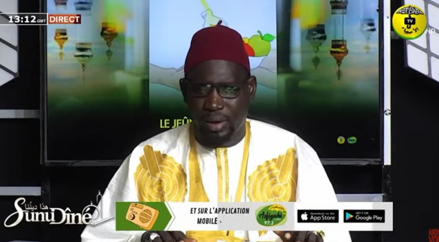 DIRECT - SUNUN DINE DU LUNDI 13 FEVRIER 2023 - PAR OUSTAZ BABACAR NIANG THEME LA PRIERE