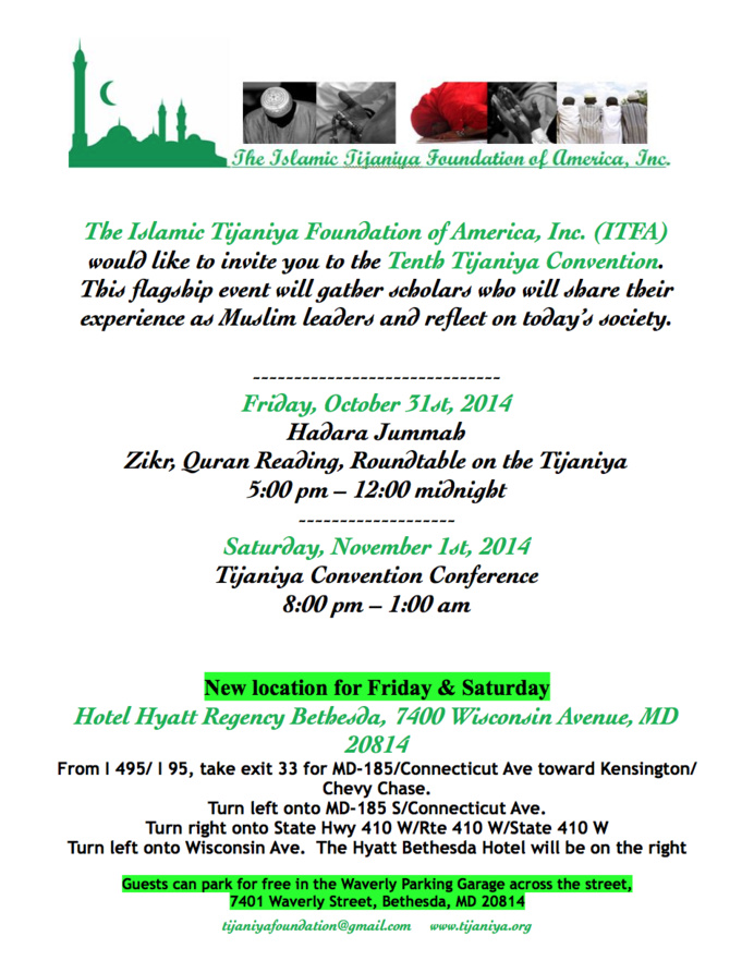 UNITED STATES - 2014 ITFA Convention , Friday, October 31st & Saturday, November 1st, 2014