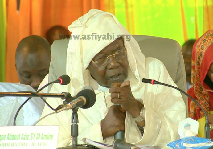 VIDEO - ACHOURA 2014 A TIVAOUANE : Conference de Serigne Abdoul Aziz Sy Al Amine
