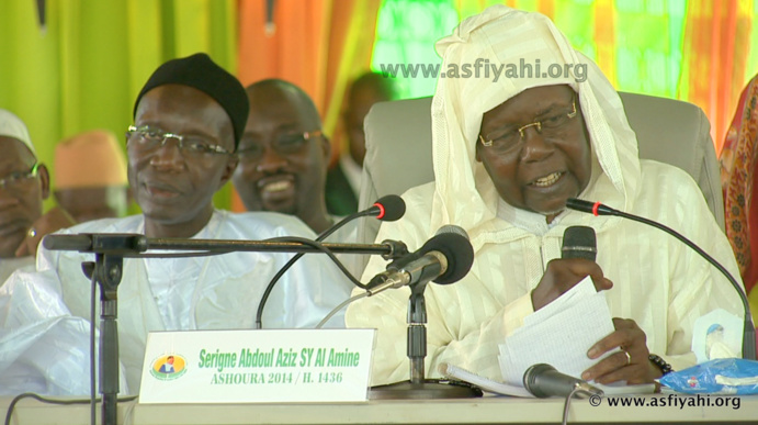 REPORTAGE - ACHOURA 2014 A TIVAOUANE: L'Adresse de Serigne Abdoul Aziz Sy Al Amine à la Jeunesse Musulmane du Senegal (Photos et Vidéos)