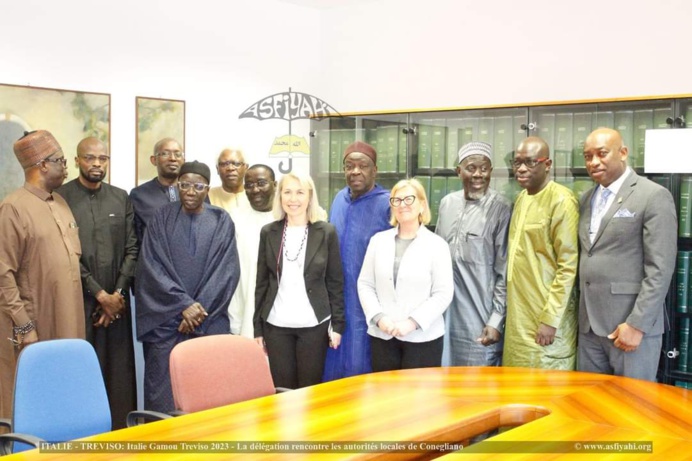 Italie Gamou Treviso 2023 - La délégation rencontre les autorités locales de Conegliano Italie Gamou Treviso 2023 - La délégation rencontre les autorités locales de Conegliano