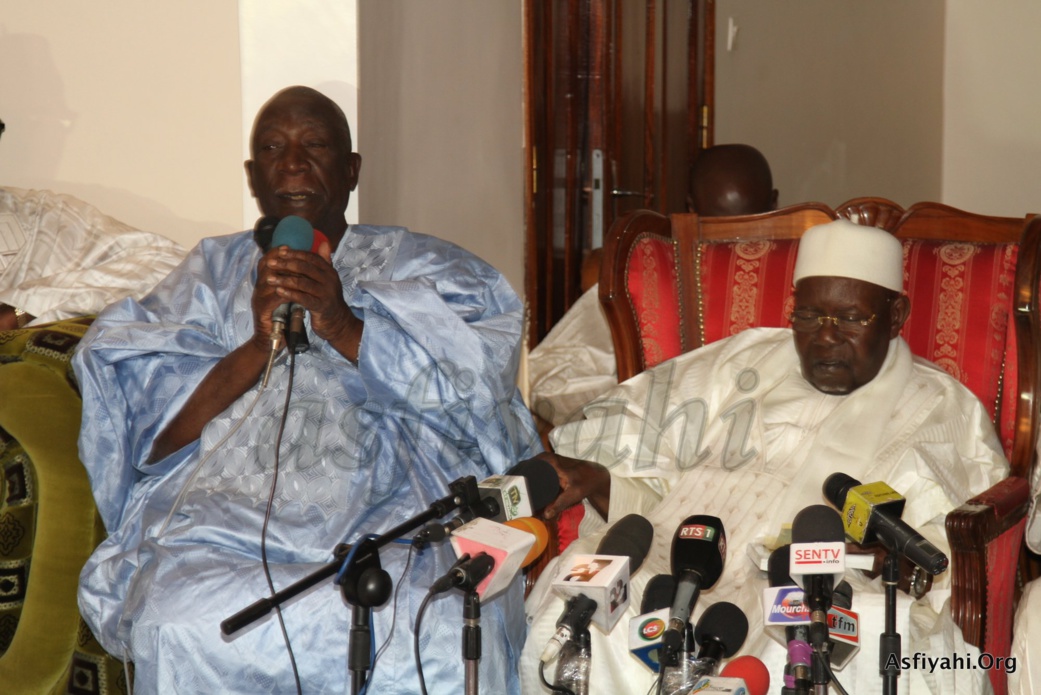 PHOTOS - Les Images du Point de Presse de Serigne Abdoul Aziz Sy Al Amine en prélude au Gamou de Tivaouane 2015