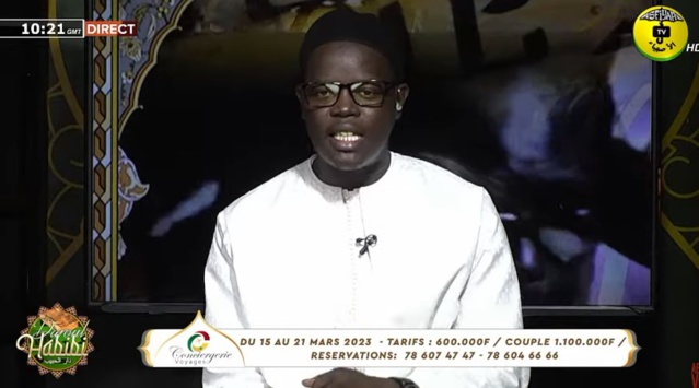 DIRECT - DAROUL HABIBI DU MERCREDI 22 FEVRIER 2023 PAR PAPE AMADOU DIOUF THEME WAAJAL HADARATOU…