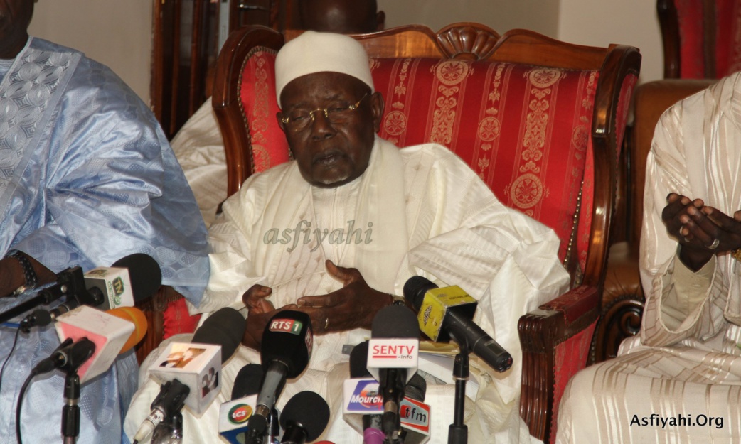 VIDEO - GAMOU TIVAOUANE 2015 - L'intégralité de la Déclaration de Serigne Abdoul Aziz Sy Al Amine , face à la Presse 