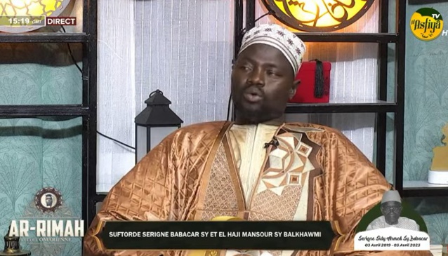 DIRECT- AR RIMAH DU LUNDI 03 AVRIL 2023 PAR TAFSIR HAMIDOU WELLE THEME : SUFTORDE SERIGNE BABACA…