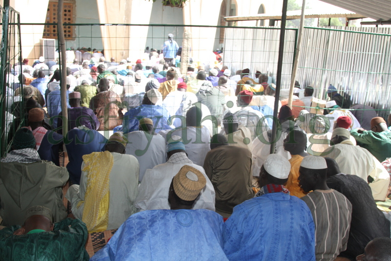 Les images de la prière du vendredi à la grande mosquée de Tivaouane