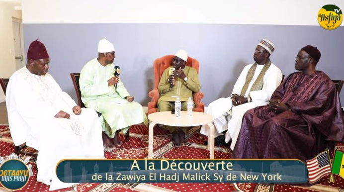 ETATS UNIS PLATEAU SPECIAL ZAWIYA SEYDIL HADJ MALICK SY "RTA" NEW YORK