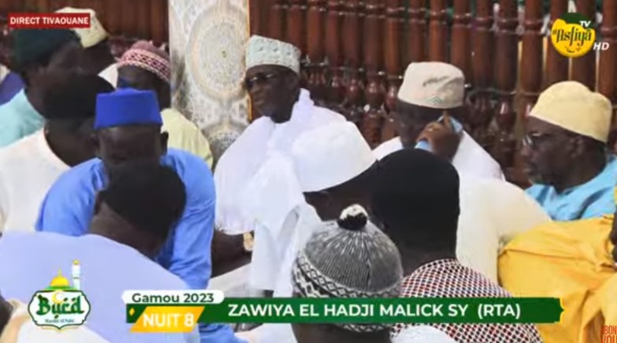 DIRECT - TIVAOUANE - BURD 2023 NUIT 8 - ZAWIYA EL HADJI MALICK SY (RTA)