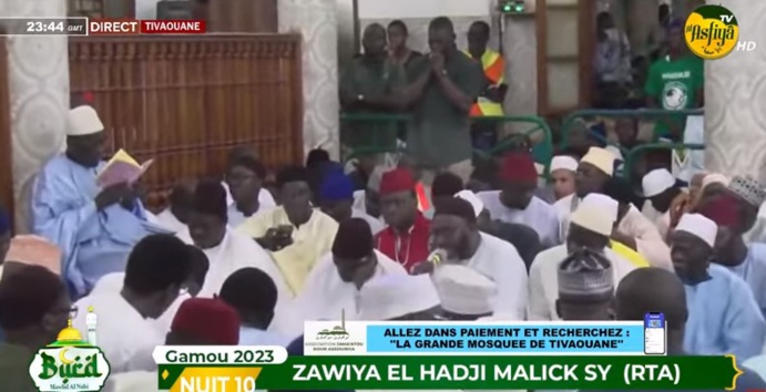 DIRECT -TIVAOUANE CLÔTURE BURD 2023 NUIT 10 - ZAWIYA EL HADJI MALICK SY (RTA) DU 25 SEPTEMBRE 2023