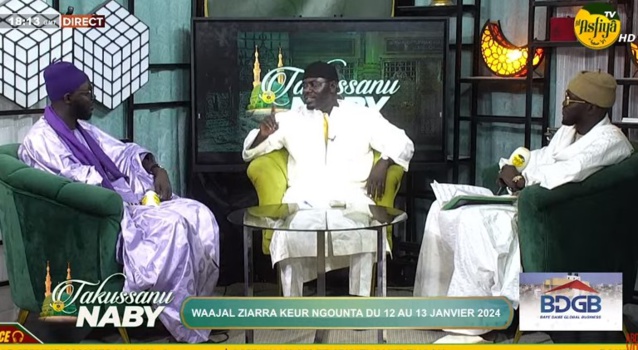 DIRECT - TAKUSSANU NABI DU 09 JANVIER 2024 WAAJAL ZIARRA KEUR NGOUNTA DU 12 AU 13 JANVIER 2024