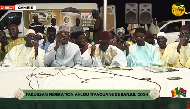 DIRECT - GAMBIE TAKUSSAN FEDERATION AHLOU TIVAOUANE DE BANJUL 2024