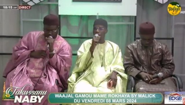 DIRECT - TAKUSSANU NABI DU 22 FEVRIER 2024 WAAJAL GAMOU MAME ROKHAYE SY MALICK PAR EL HADJI MOUST…