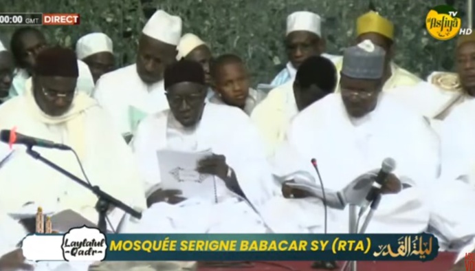 DIRECT TIVAOUANE: LEYLATOUL QADR MOSQUEE SERIGNE BABACAR SY (RTA)