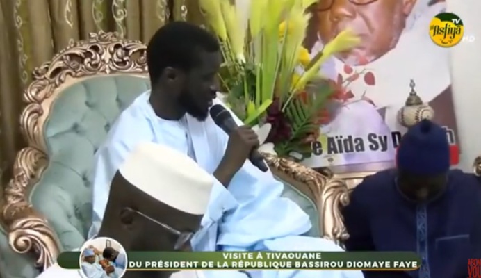 🔴VISITE DU PRÉSIDENT BASSIROU DIOMAYE FAYE CHEZ LE KHALIF GÉNÉRAL DES TIDIANES À TIVAOUANE