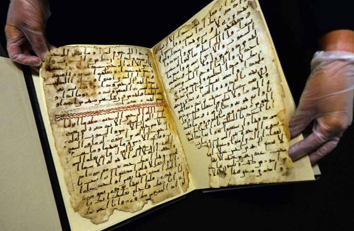 De très anciens fragments du Coran retrouvés dans une université de Birmingham