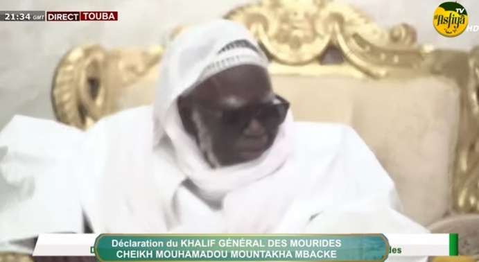 MAGAL TOUBA 2024 - Déclaration du KHALIF GÉNÉRAL DES MOURIDES SERIGNE MOUNTAKHA MBACKE
