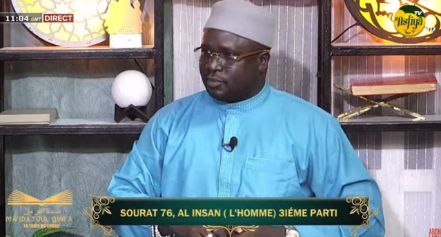 DIRECT - MAIDATOUL QURAN 09 AOUT 2024 -SOURAT 76, AL NISAN ( L'HOMME) 3IÉME PARTI