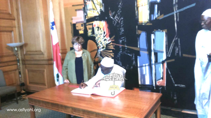 CANADA: Après la journée El Hadj Malick Sy, Serigne Moustapha Sy Abdou reçu au Conseil Municipal de la Mairie de Montréal CANADA: Après la journée El Hadj Malick Sy, Serigne Moustapha Sy Abdou reçu au Conseil Municipal de la Mairie de Montréal