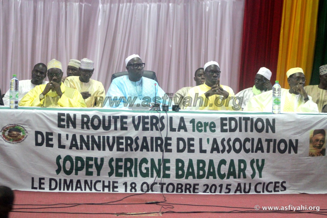 PHOTOS - Les Images de l'anniversaire de l'Association Sopey Serigne Babacar SY, ce Dimanche 18 Octobre 2015 au CICES