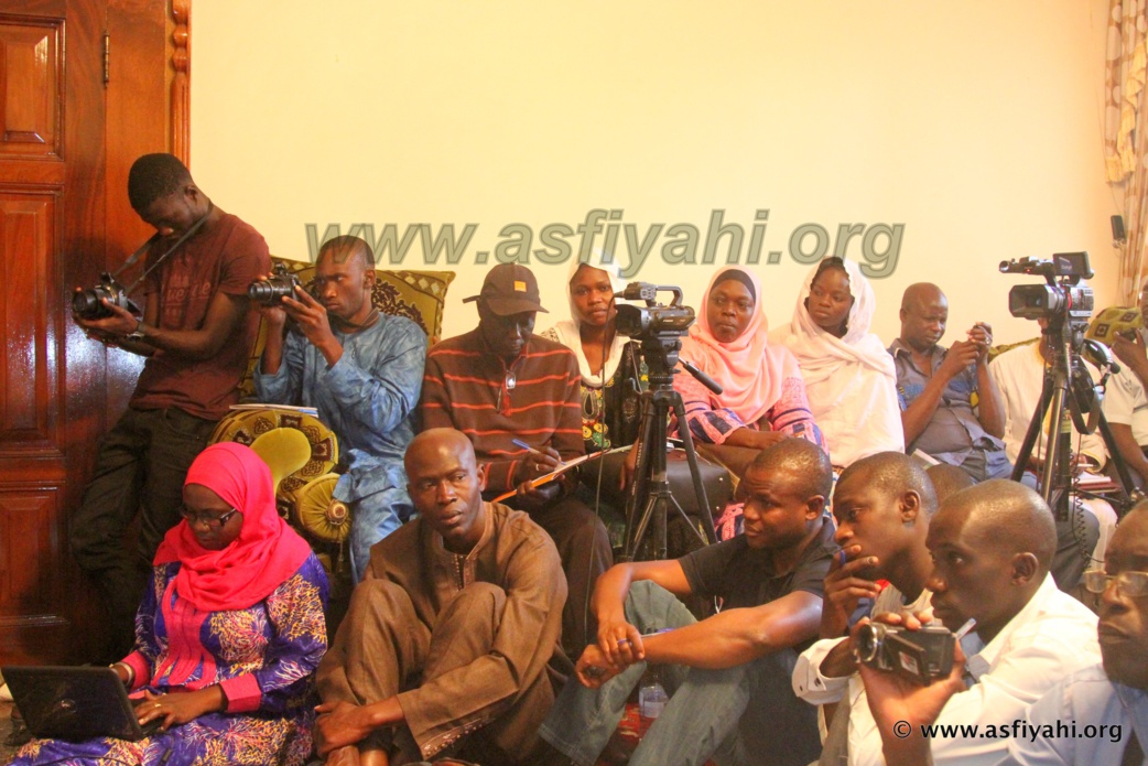 PHOTOS - GAMOU TIVAOUANE 2015/2 - Les Images du Point de Presse de Serigne Abdoul Aziz SY Al Amine , ce Samedi 12 Décembre 2015 à Tivaouane