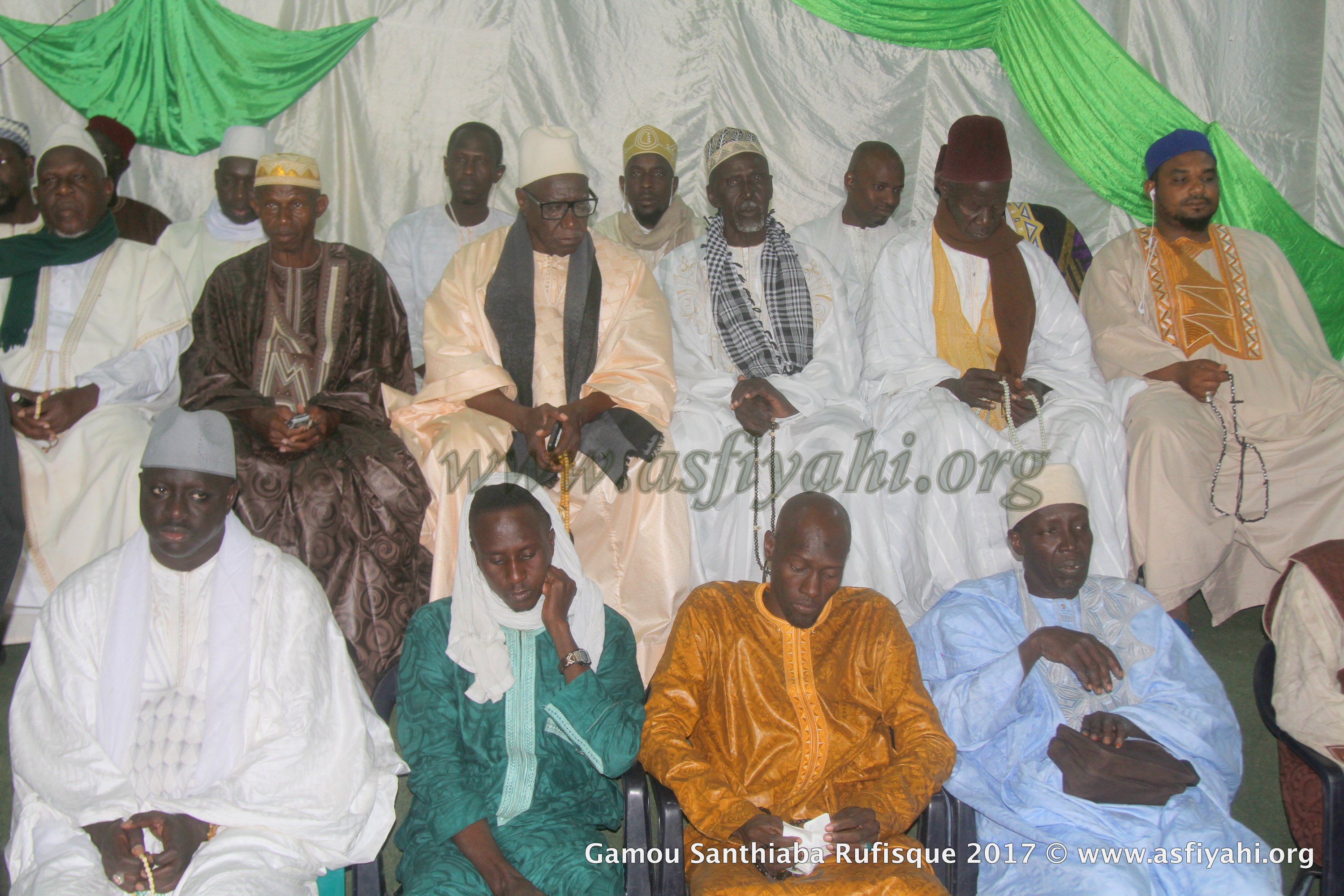 PHOTOS - 14 Janvier 2017 à Santhiaba Rufisque - Les Images du Gamou de Xaley Cheikh Ahmed Tidiane Cherif (rta), présidé par Serigne Samba Touré