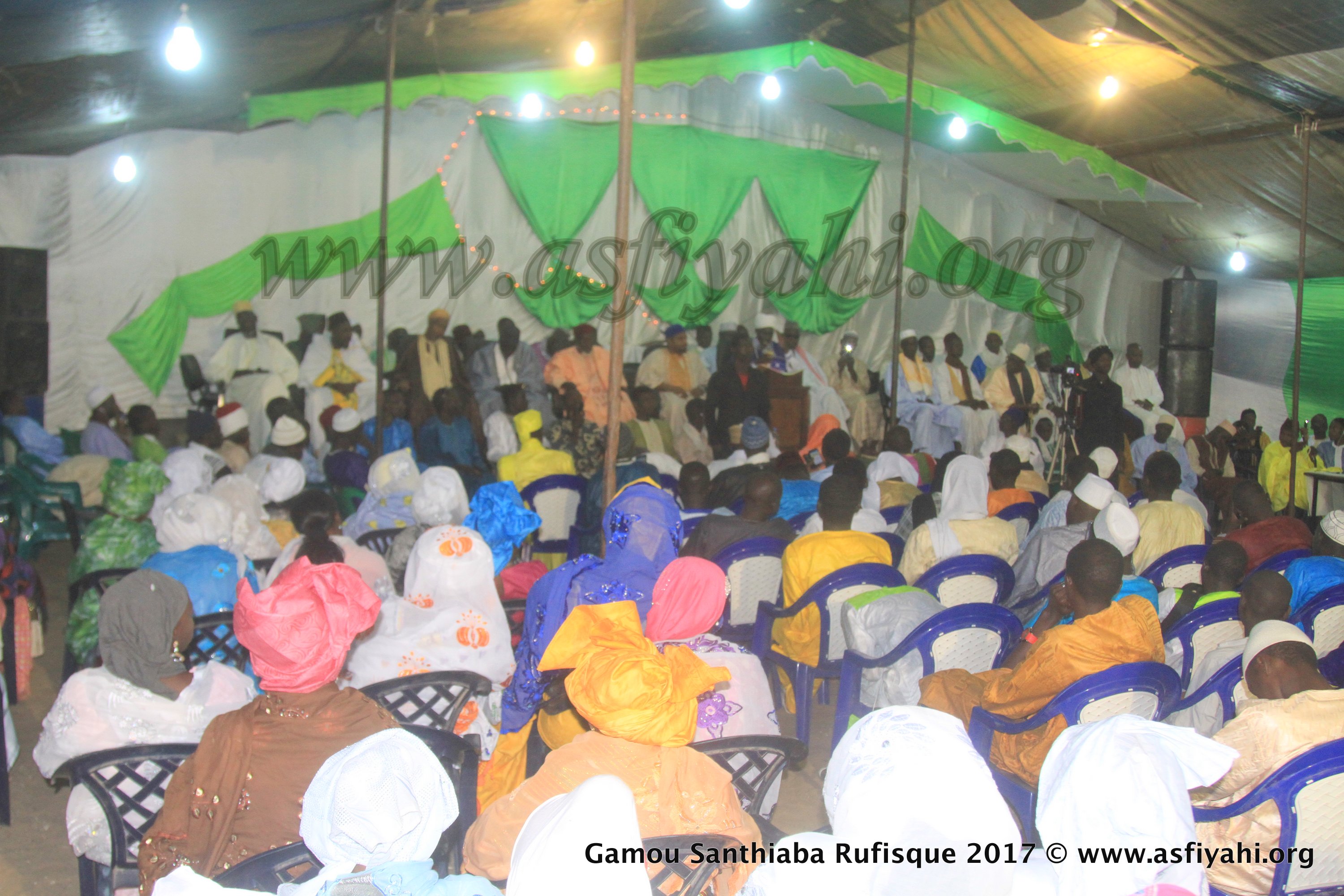 PHOTOS - 14 Janvier 2017 à Santhiaba Rufisque - Les Images du Gamou de Xaley Cheikh Ahmed Tidiane Cherif (rta), présidé par Serigne Samba Touré
