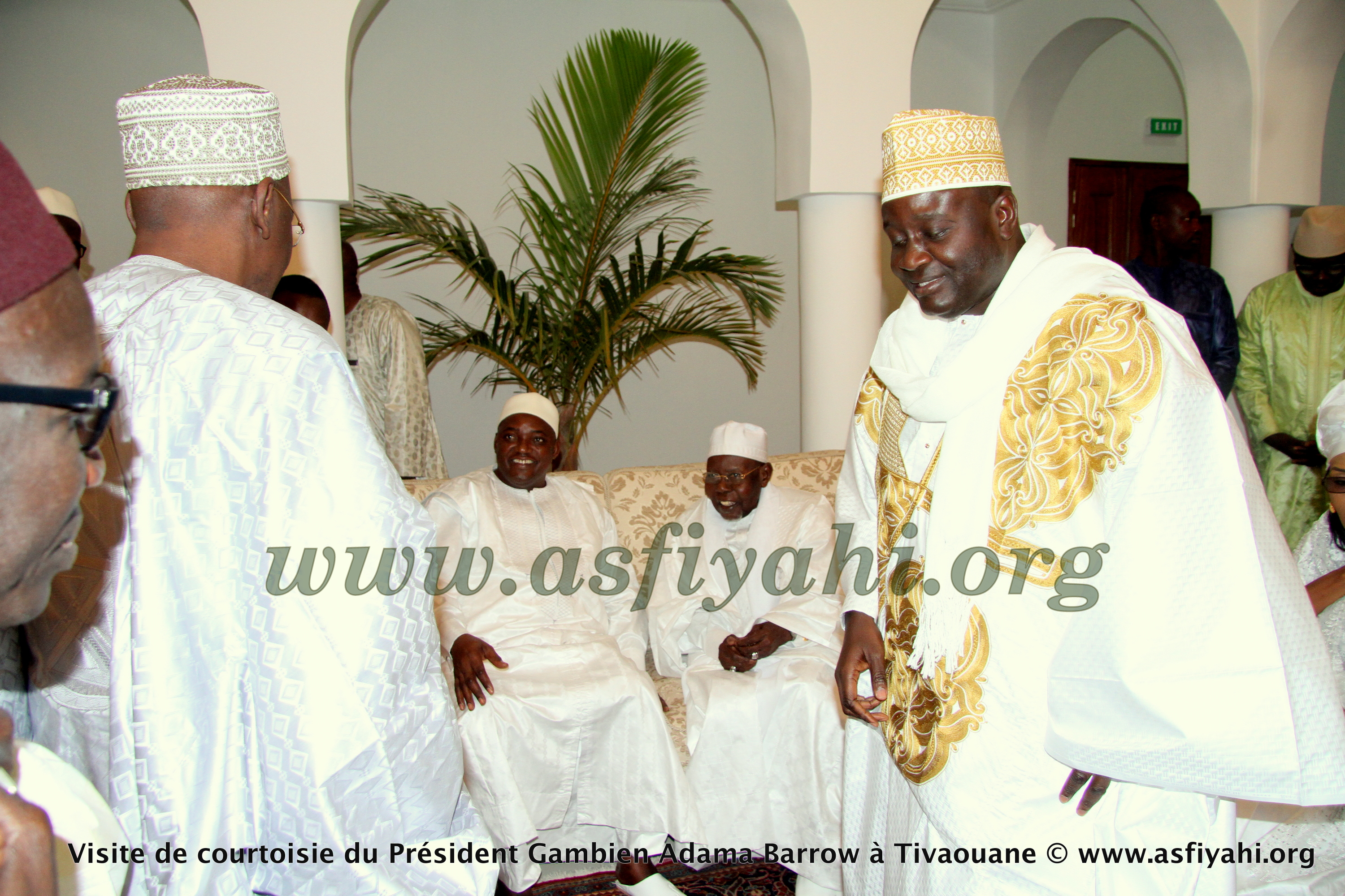 PHOTOS - Les Images de la Réception du President Gambien Adama Barrow à Tivaouane, ce Vendredi 3 Mars 2017