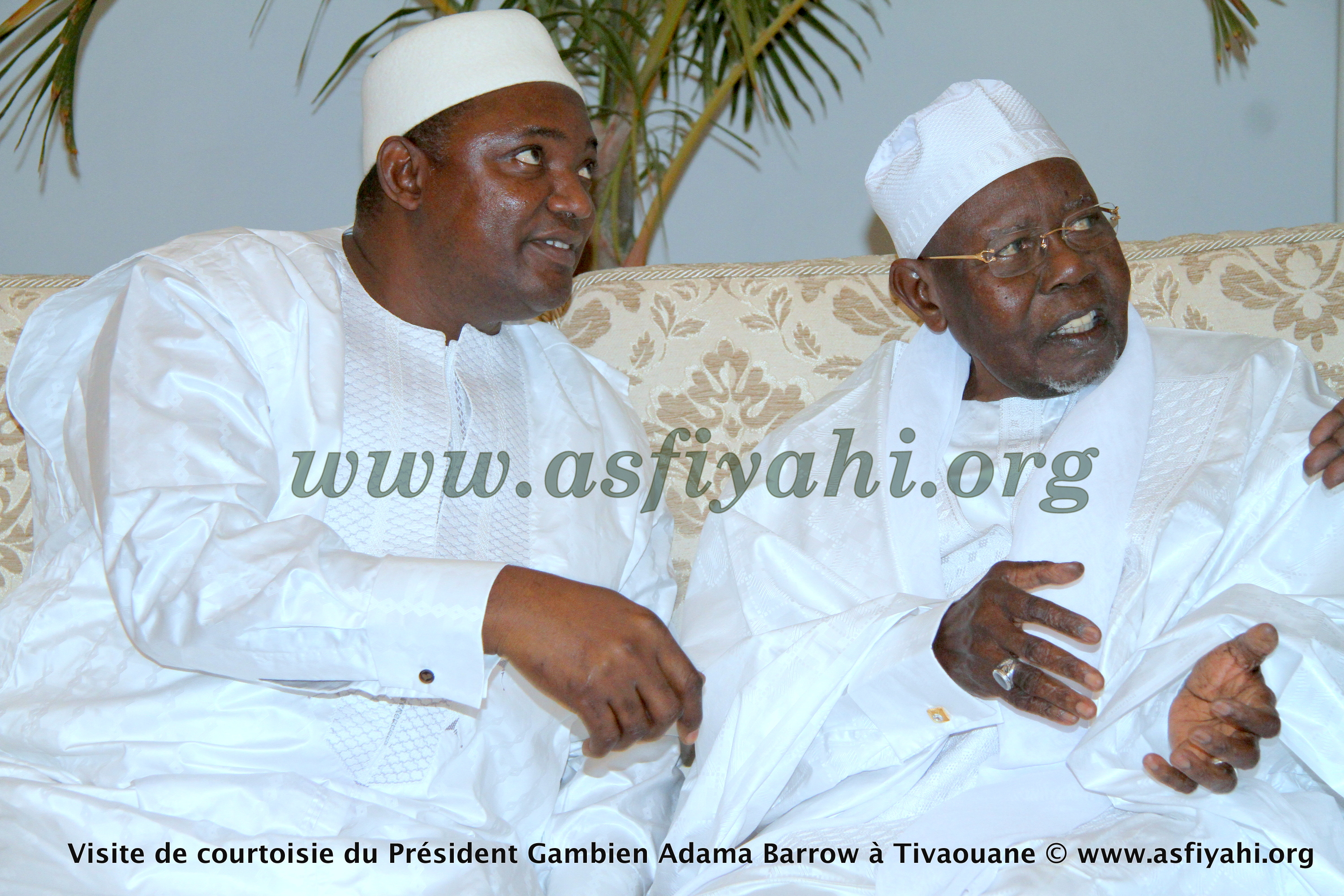 PHOTOS - Les Images de la Réception du President Gambien Adama Barrow à Tivaouane, ce Vendredi 3 Mars 2017