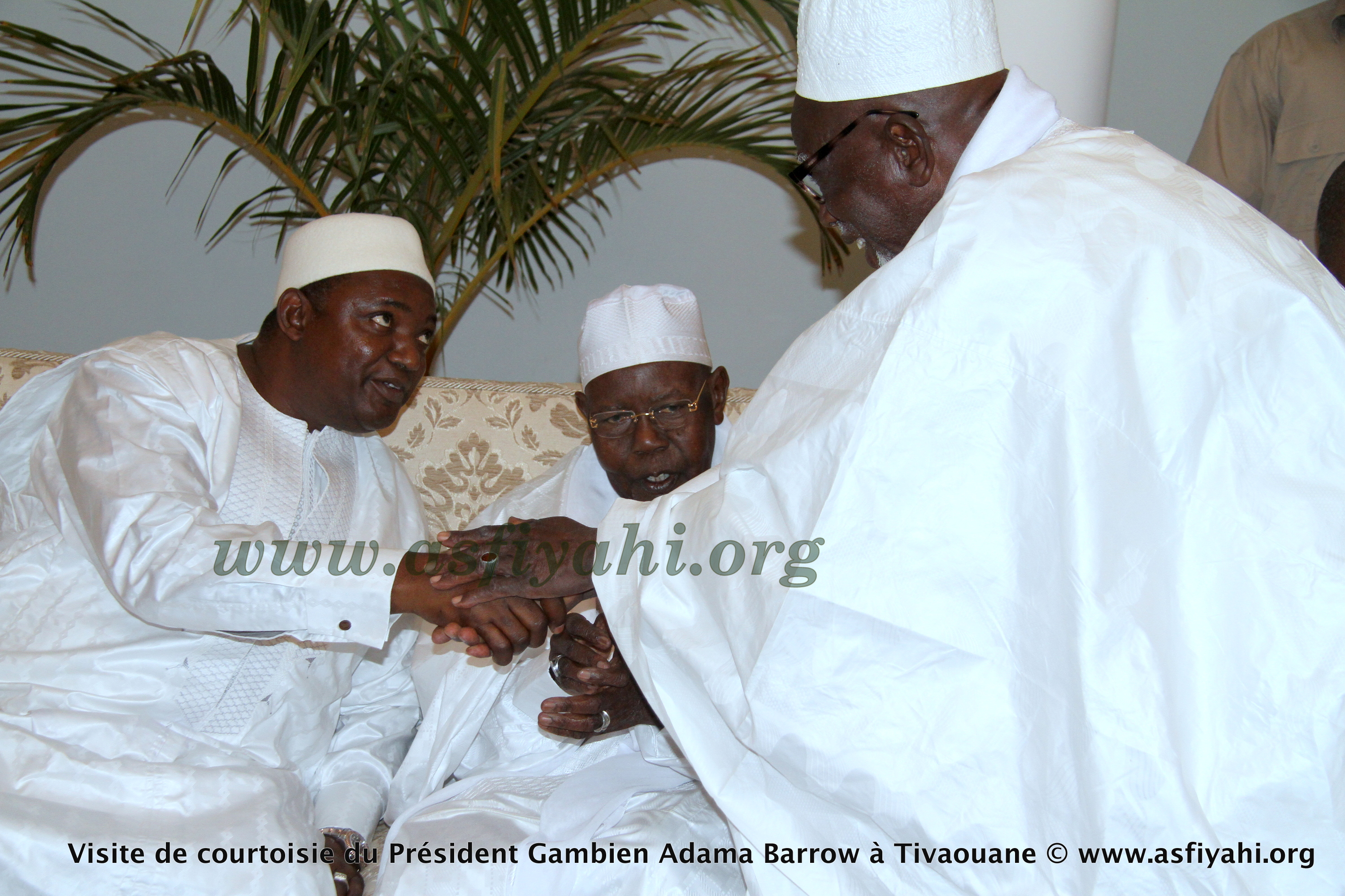PHOTOS - Les Images de la Réception du President Gambien Adama Barrow à Tivaouane, ce Vendredi 3 Mars 2017