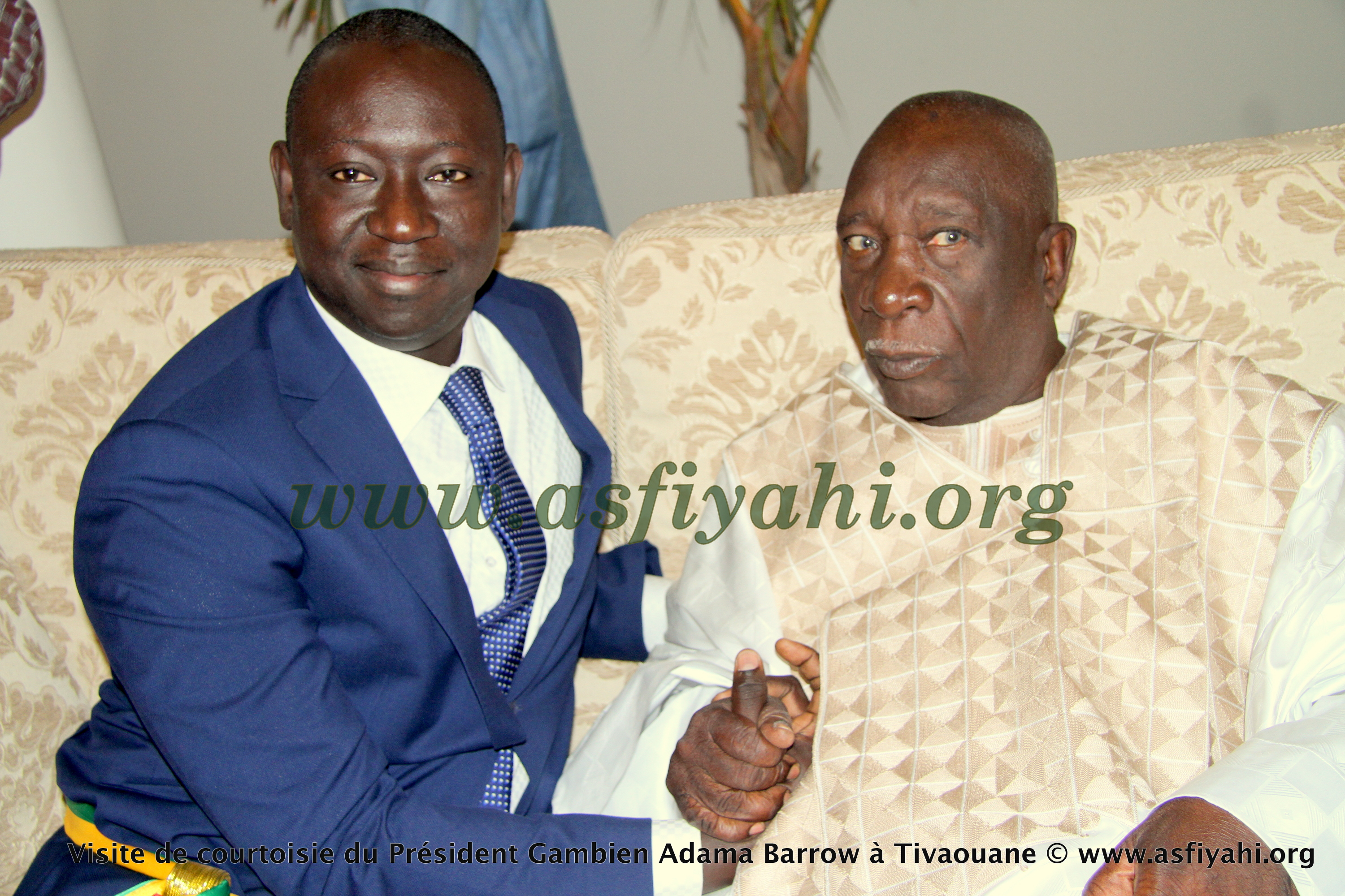 PHOTOS - Les Images de la Réception du President Gambien Adama Barrow à Tivaouane, ce Vendredi 3 Mars 2017