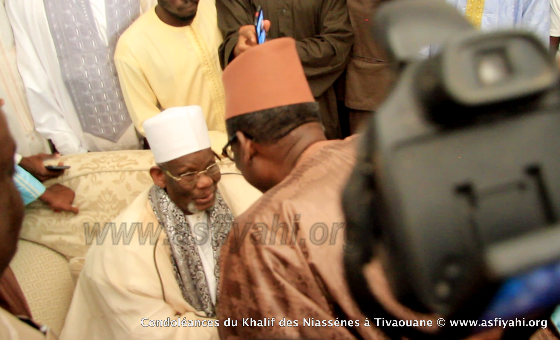 PHOTOS - TIVAOUANE - Les Images de la présentation de Condoléances du khalif de Médina Baye, Cheikh Ahmad Tidiane Niasse 