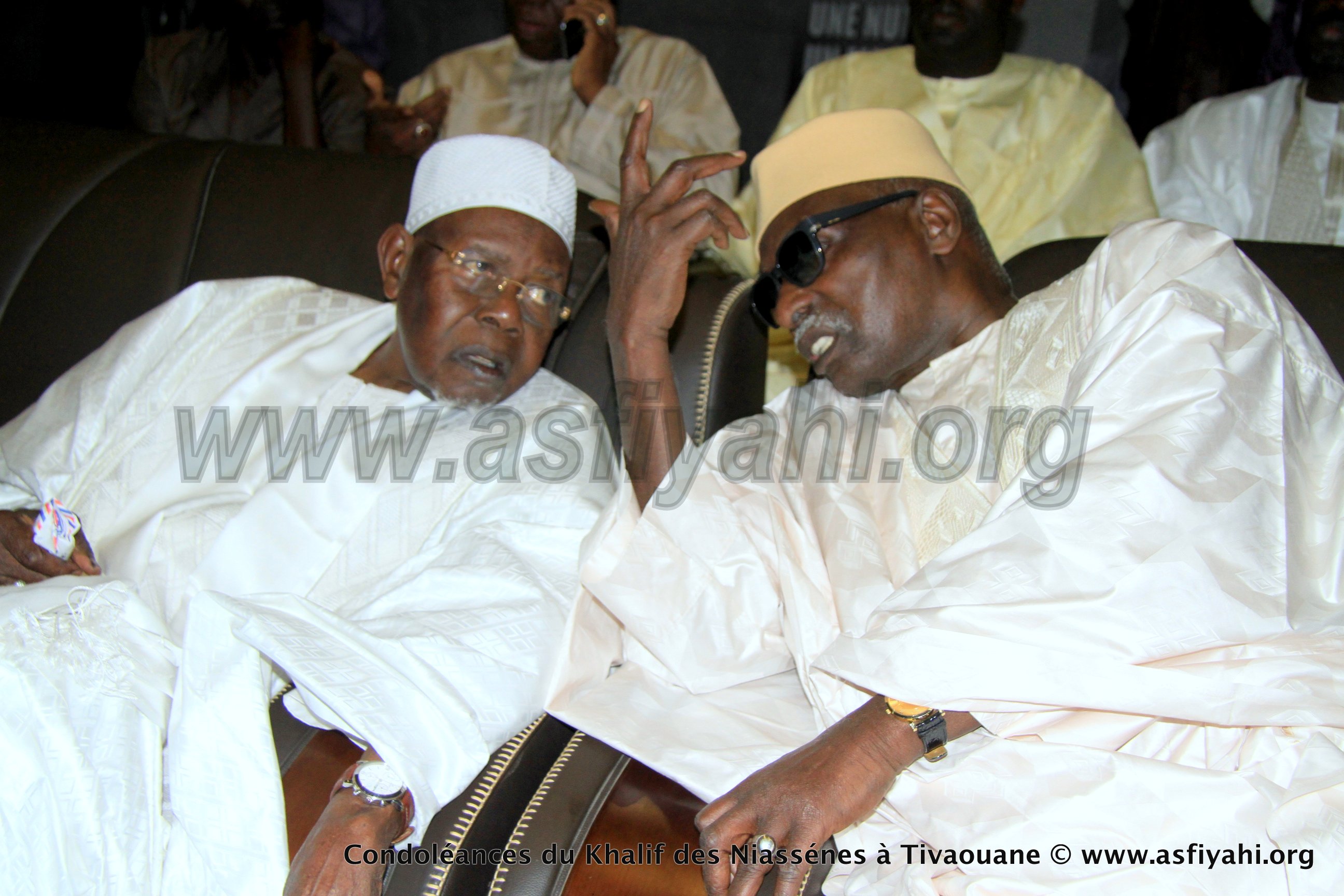 PHOTOS - TIVAOUANE - Les Images de la présentation de Condoléances du khalif de Médina Baye, Cheikh Ahmad Tidiane Niasse 