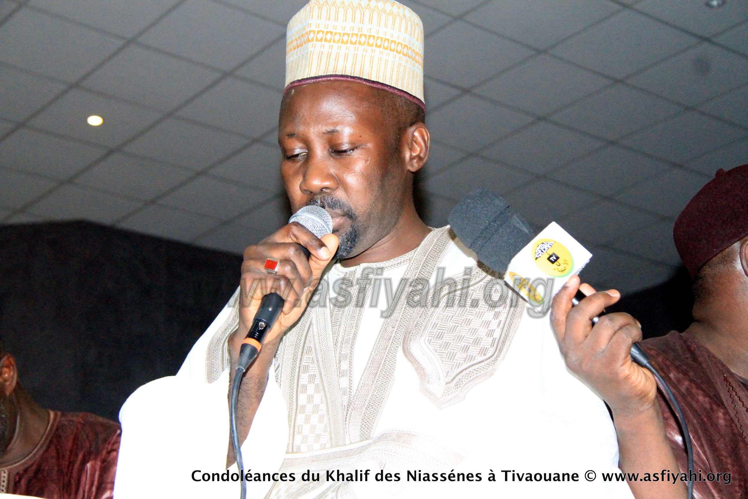 PHOTOS - TIVAOUANE - Les Images de la présentation de Condoléances du khalif de Médina Baye, Cheikh Ahmad Tidiane Niasse 