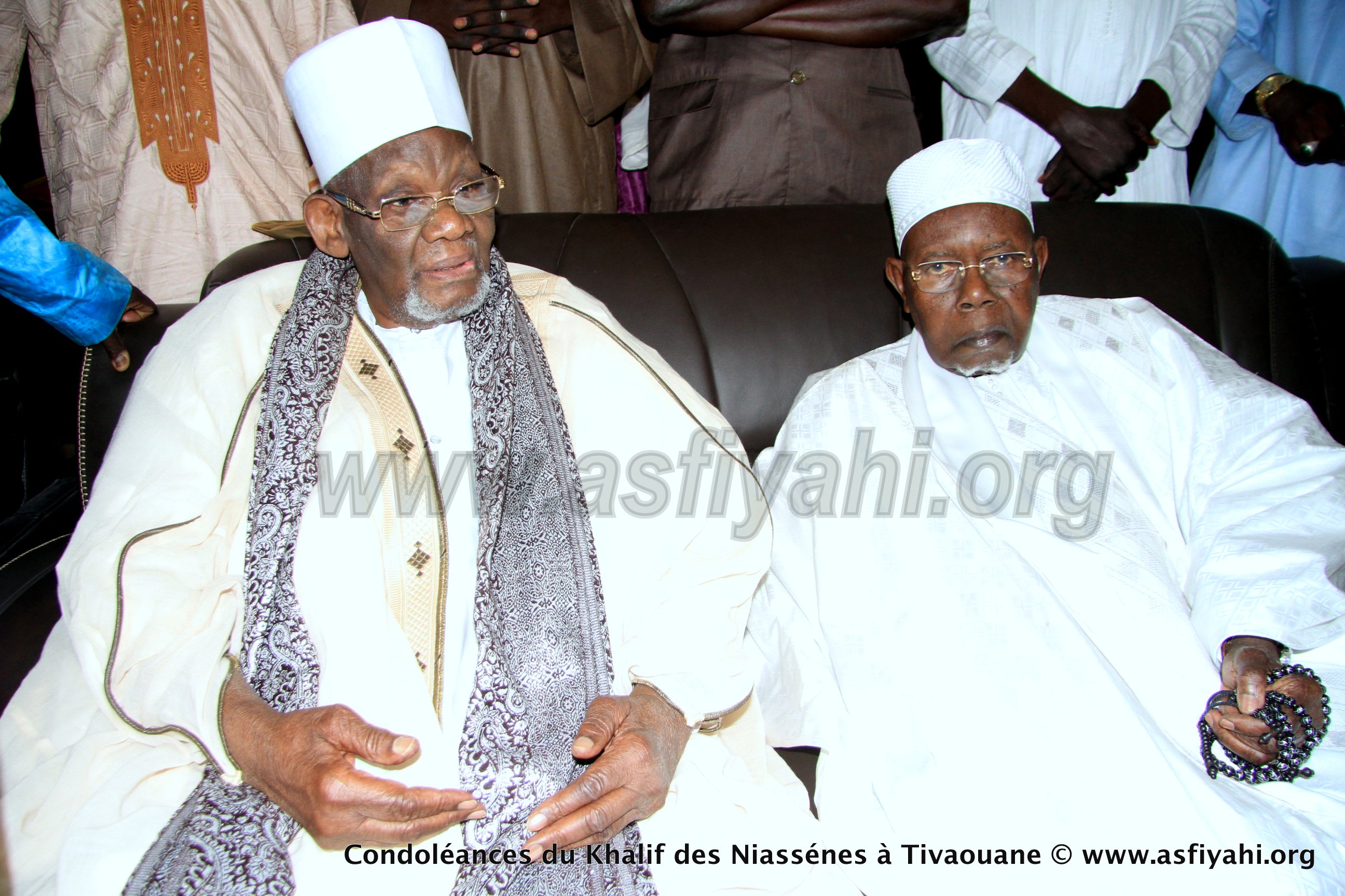 PHOTOS - TIVAOUANE - Les Images de la présentation de Condoléances du khalif de Médina Baye, Cheikh Ahmad Tidiane Niasse 