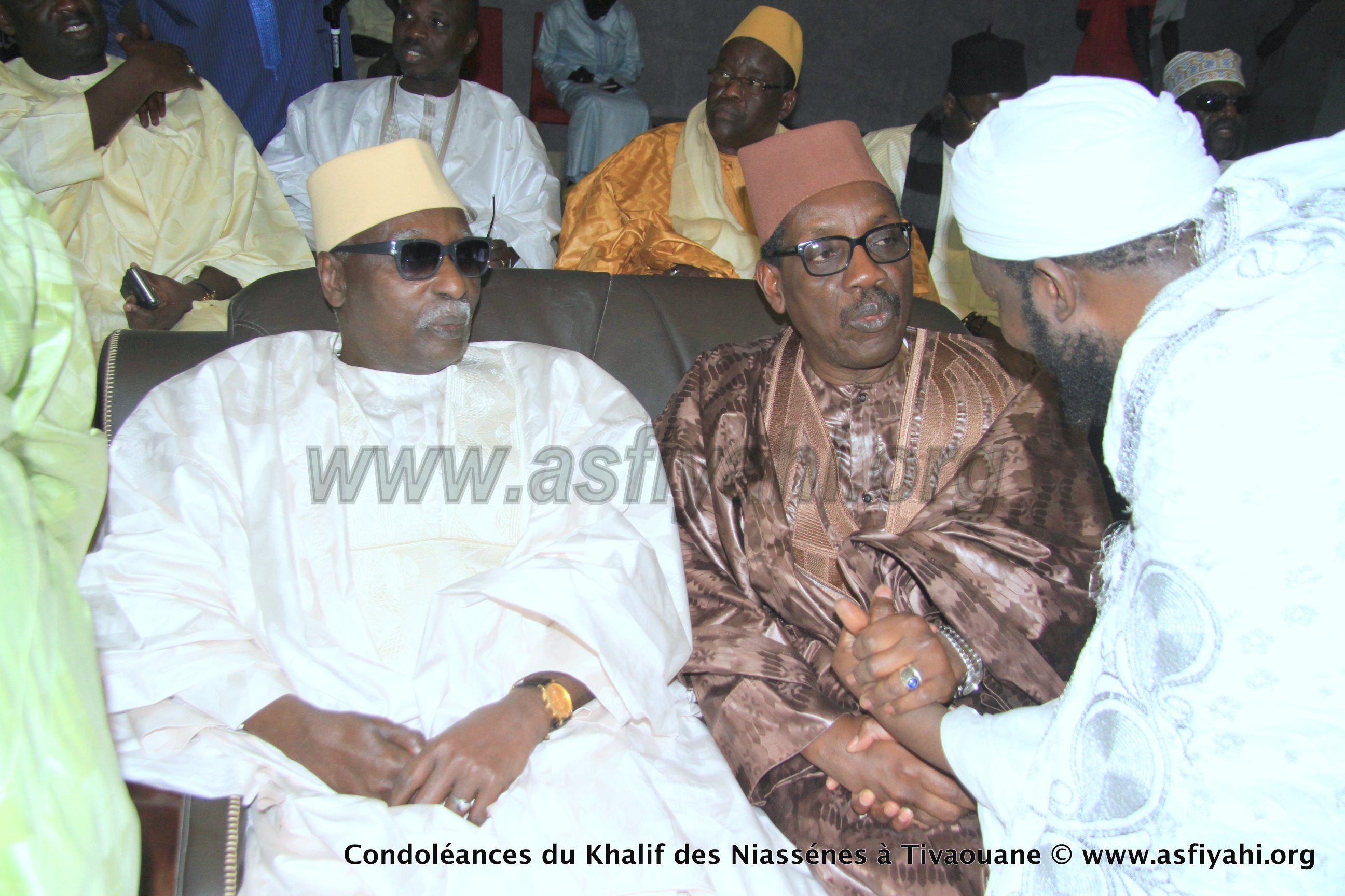 PHOTOS - TIVAOUANE - Les Images de la présentation de Condoléances du khalif de Médina Baye, Cheikh Ahmad Tidiane Niasse 