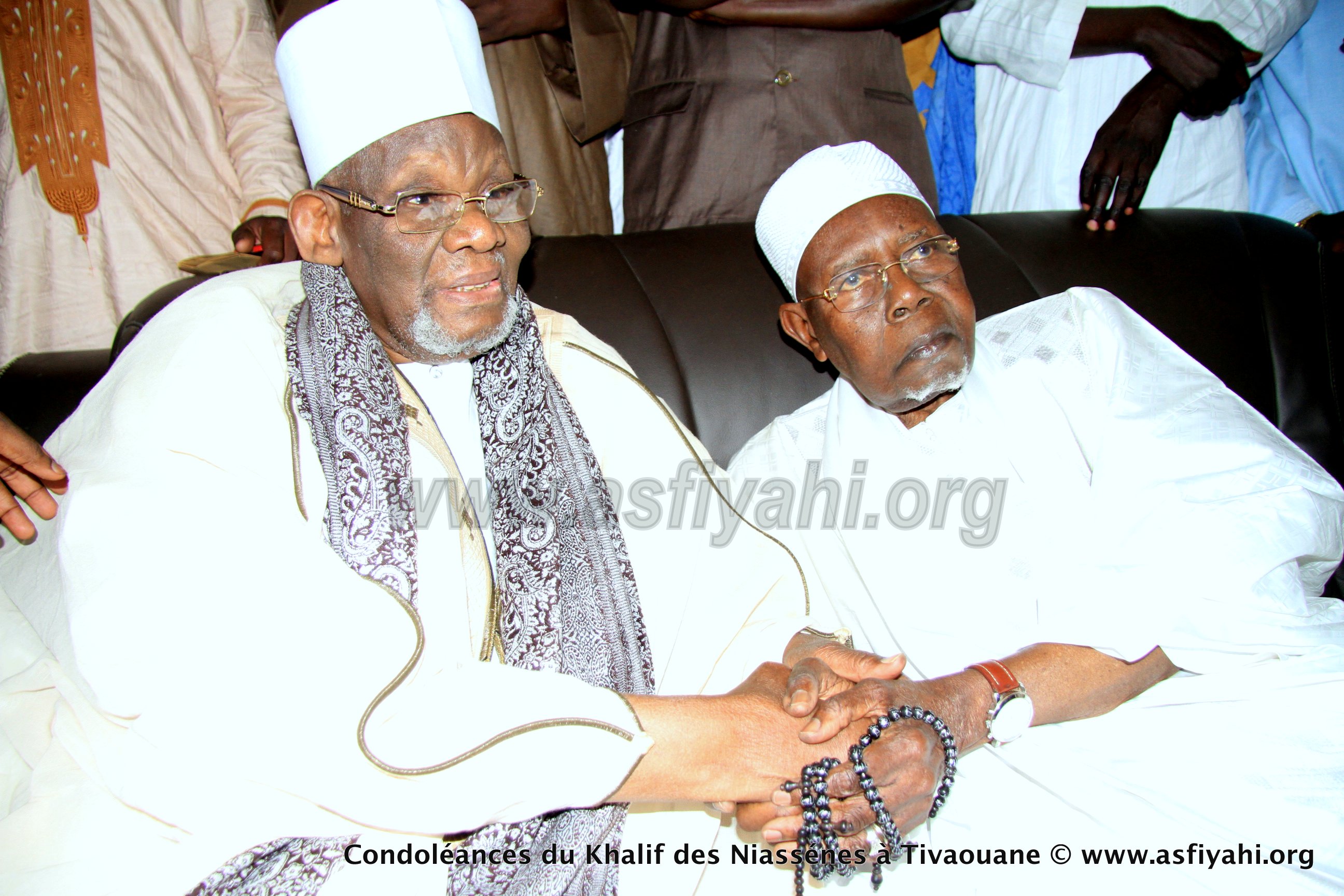 PHOTOS - TIVAOUANE - Les Images de la présentation de Condoléances du khalif de Médina Baye, Cheikh Ahmad Tidiane Niasse 