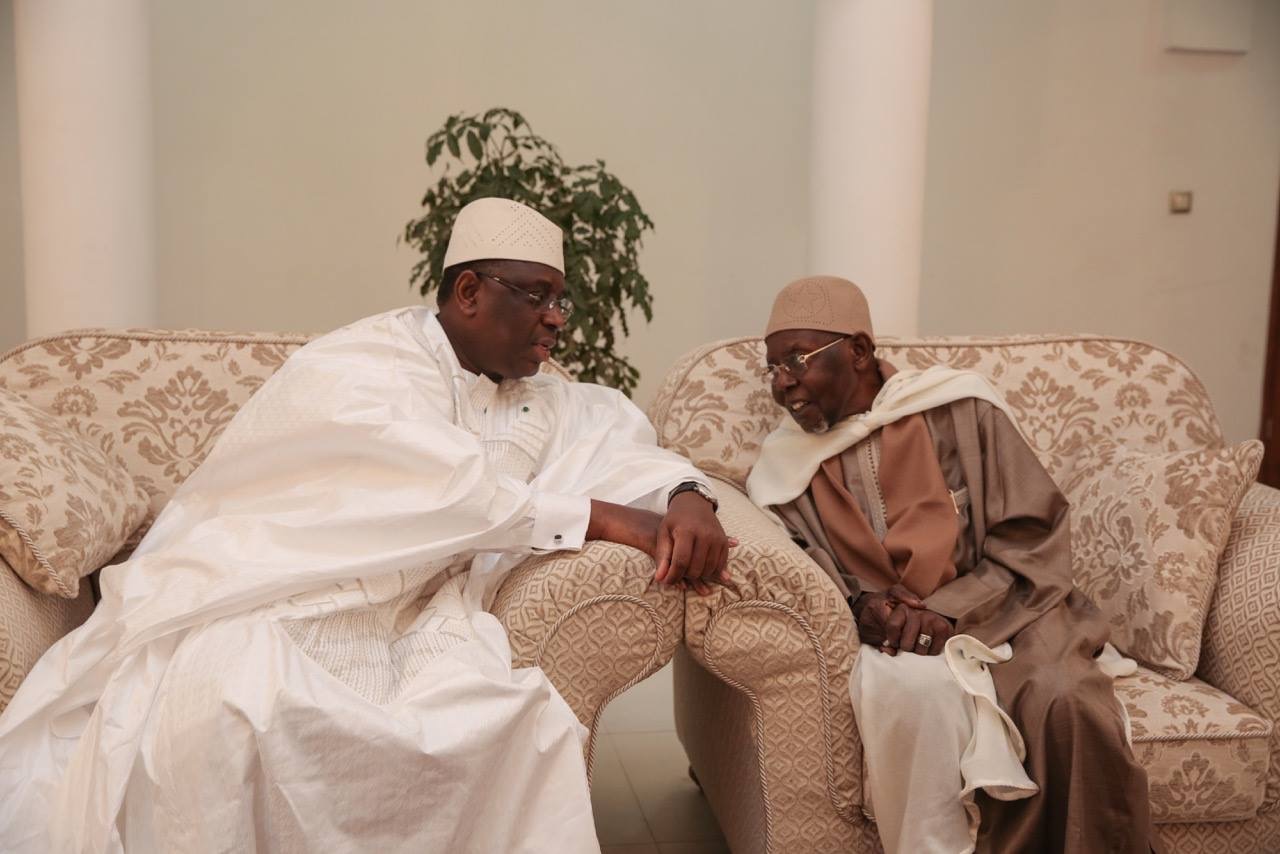 PHOTOS + AUDIOS - TIVAOUANE, 11 AVRIL 2017 - Visite de Courtoisie du Président Macky Sall au Khalif Général des Tidianes