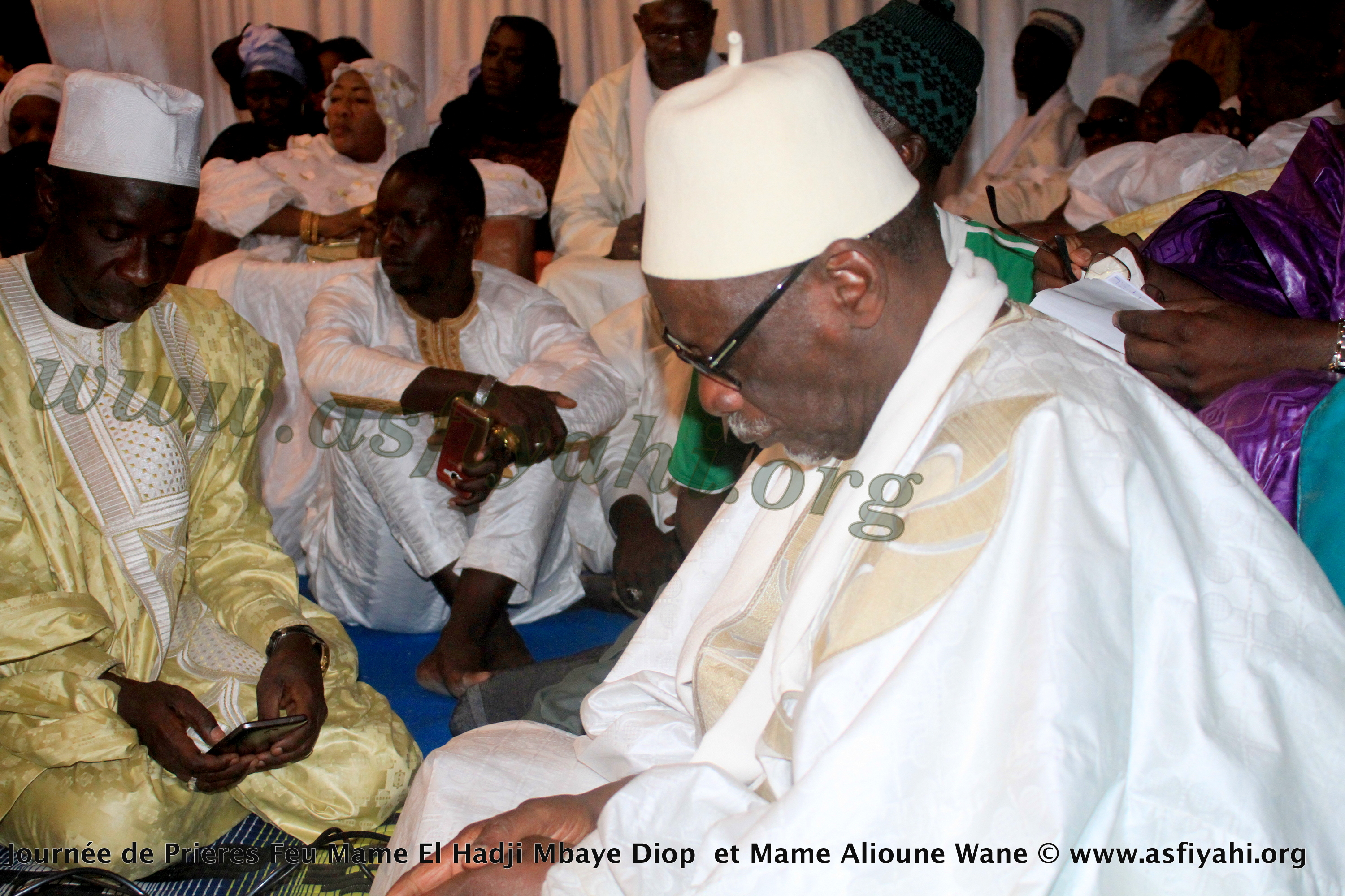 PHOTOS - OUKAM - Les Images de la journée de Prières de la Famille de Mame Mbaye Diop de Ouakam, l'un des premiers Moukhadams de Seydil Hadj Malick Sy au Cap Vert, Mame Alioune Wane et condisciples