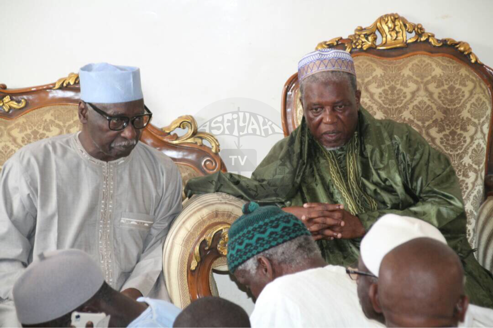 PHOTOS - Série de présentation de condoléances à la Résidence du Khalif General des Tidianes Serigne Mbaye Sy Mansour 