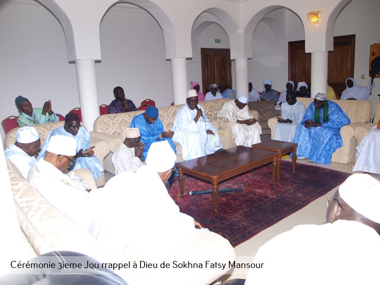 PHOTOS - Les images de la cérémonie du troisième jour du rappel à Dieu de Sokhna Fatsy Mansour